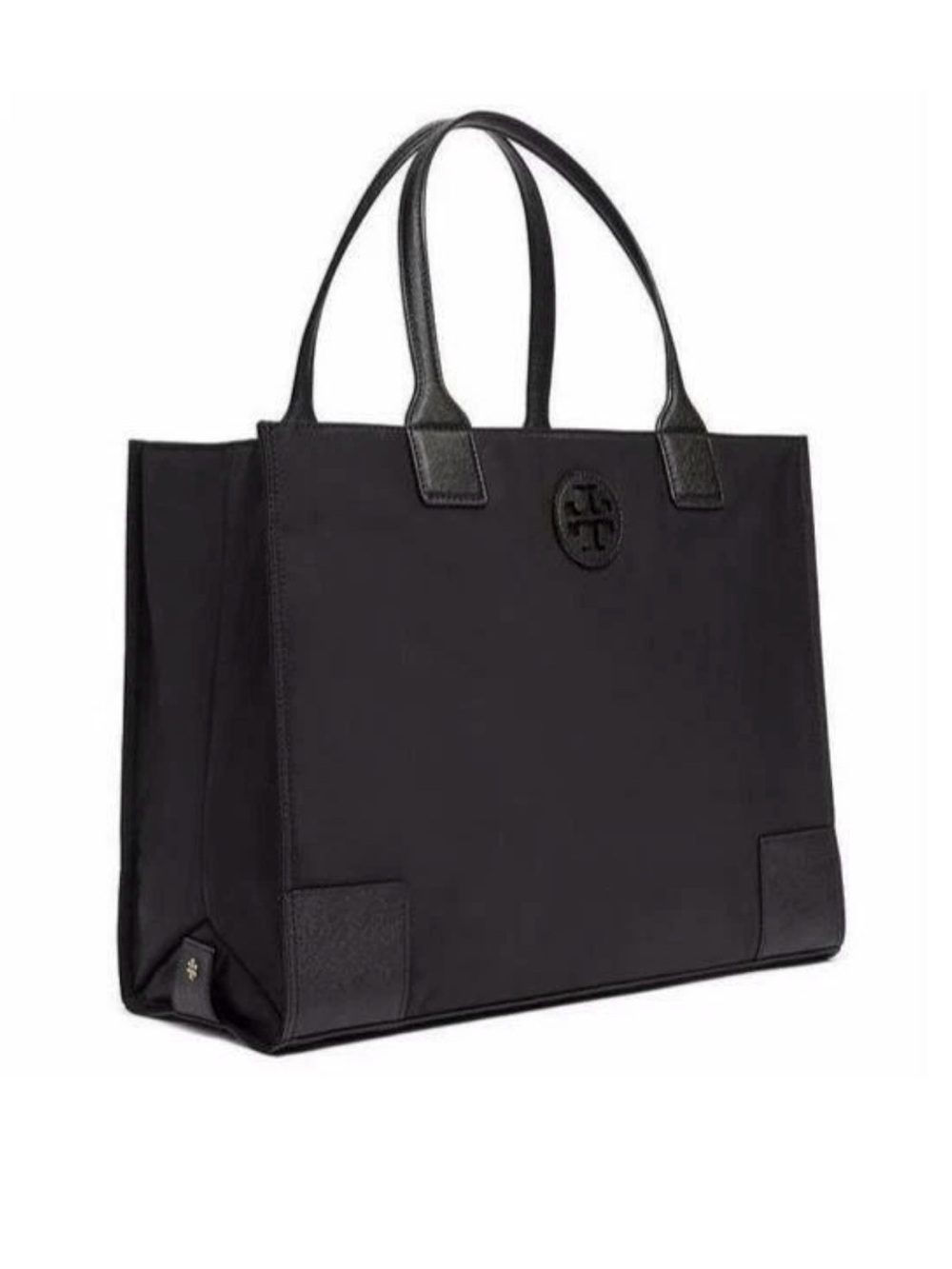 Tory Burch Ella Nylon Packable Tote in Black